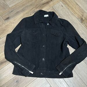 Ecru Suede Jacket